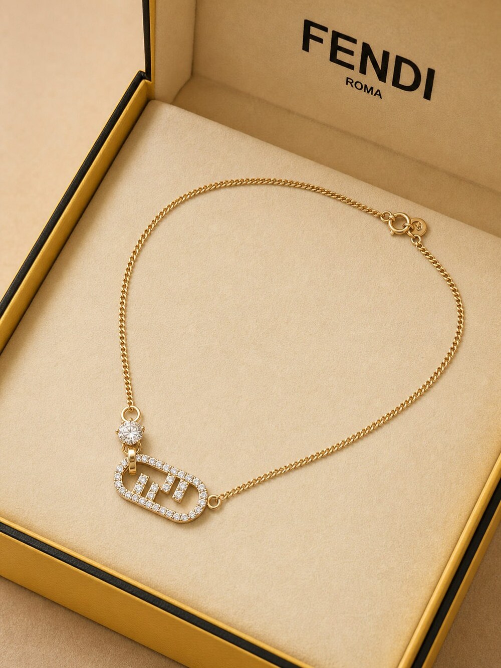 Fendi Modern Designer Necklace Style 2ai | New with Box - Picture 3 of 9